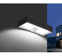 Applique murale solaire LED 6 W - 4000 K - 800 lm - IP65 - Idéale pour l'éclairage extérieur et la décoration de jardin.