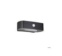 Applique murale solaire LED 6W 700lm 4000K noir IP44 détecteur de mouvement - TRIO - BILBAO - R23336202