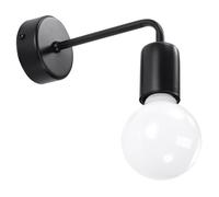 Applique Murale - SOLLUX - DUOMO LED - Style Industriel - Minimaliste - Noir