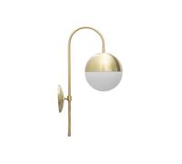Applique Murale Sphère "Glamy Street" 51cm Blanc & Or