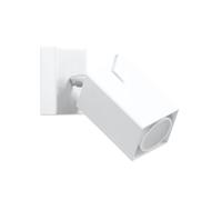 Applique murale spot mural blanc Applique d'intérieur Applique Spot, orientable, 1x GU10, LxH 10x15 cm
