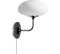 GUBI Applique murale Stemlite Black chrome verre opale
