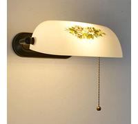 Applique Murale Style Tiffany, Applique Murale Style Tiffany avec Interrupteur Coulissant, Lampe Style rétro, Lampe de Lecture pour Chambre, Abat-Jour Vitra