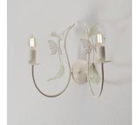 Applique murale Summer Luminex, dimmable, blanc, Salon / Salle à manger, Métal, Applique Murale