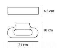 Artemide Talo lampe murale chrome