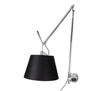 Applique Murale Tolomeo Mega Noir/Abat-jour Noir 36 cm