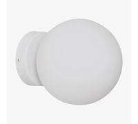 Applique Murale Traditionnelle En Acier Inoxydable Avec Boule De Cristal Uvol Blanc