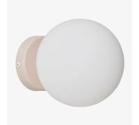 Applique Murale Traditionnelle En Acier Inoxydable Avec Boule De Cristal Uvol Tapioca Beige