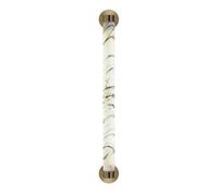 Applique Murale Tube Marbre de Carrare/Laiton