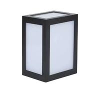 Applique murale V-TAC 12W LED IP65 noire 6400K 750lm