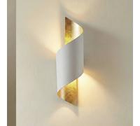 Applique murale Vanni Lindby, dimmable, blanc, Chambre à coucher, Métal, Moderne, Applique Murale