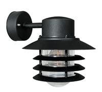 Applique murale VEJERS vers le bas - E27 - métal noir IP54 - Nordlux, Extérieur