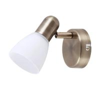 Applique murale verre E14 brun/blanc Soma 6306 Rabalux