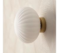 LEDKIA LIGHTING Applique Murale Verre et Métal Celina Blanc G9