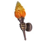 Applique Murale Vintage avec Flamme,Applique Flamme de Style Industriel Rétro - Creative Torch Applique Murale Classique Flammig Industrielook Applique Murale Lampe Métal Generic