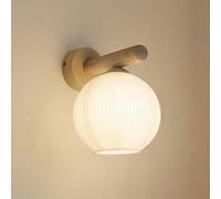 Applique murale Virlo TK Lighting, dimmable, blanc, Salon / Salle à manger, Verre, Applique Murale