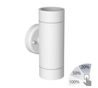 Applique murale WEDO pour extérieur blanc acier inoxydable IP44 Up