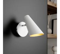 Applique murale Wibke Lucande, dimmable, blanc, Salon / Salle à manger, Métal, Scandinave, Applique Murale