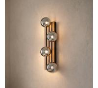 Applique murale Woodora Lindby, dimmable, bois clair, Couloir, Bois, Design, Applique Murale