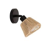 Atmosphera – Applique murale Myha – 1 spot orientable, papier tressé, E14 25W sans ampoules