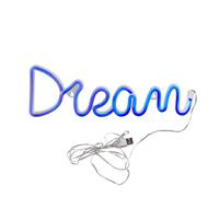 Applique néon enfant Dream bleu LED 3W USB/AA Polux