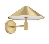 Applique PARAGUAY LED 1X12W en acier laiton brossé 270x0x205mm