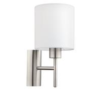 Applique PASTERI E27 1X60W en acier nickel mat 145x0x305mm