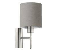 Applique PASTERI E27 1X60W en acier nickel mat 145x0x305mm