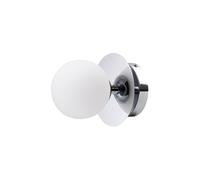 Applique/ Plafonnier Art Déco Globen Lighting Chrome/ Blanc