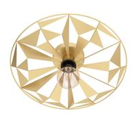Applique/Plafonnier CASTANUELO E27 1X40W en acier or D425mm