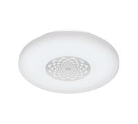 Applique/Plafonnier connectée CAPASSO-Z LED 4X3,9W en acier blanc D340mm