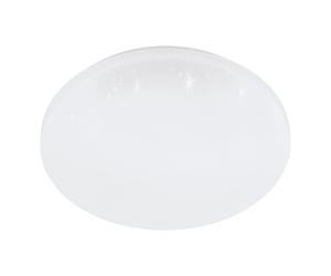 Applique/Plafonnier connectée FRANIA-A IP44 LED 12W en acier blanc D300mm