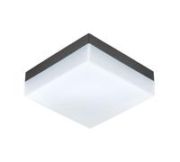 Applique/Plafonnier extérieure SONELLA IP44 LED 8,2W en matière synthétique gris anthracite 215x0x215mm