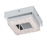 Applique/Plafonnier FRADELO LED 1X3,2W en acier chrome 140x140x60mm