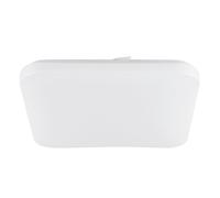 Applique/Plafonnier FRANIA IP44 LED 14,6W en acier blanc 330x330x70mm