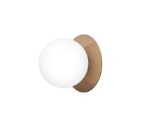 Applique/ Plafonnier Liila 1 Bronze Foncé moyen/Opale