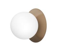 Applique/ Plafonnier Liila 1 Grand Bronze Foncé/Opale