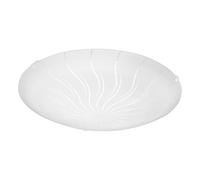 Applique/Plafonnier M1 LED 3X3,6W en acier blanc D315mm