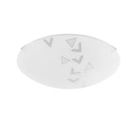 Applique/Plafonnier MARS E27 1X25W en acier blanc D250mm