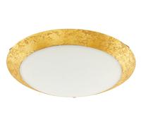 Applique/Plafonnier MONTENOVO LED 3X7,3W en acier blanc D395mm