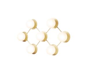 Applique/ Plafonnier Nuura Liila 7 Blanc Opale