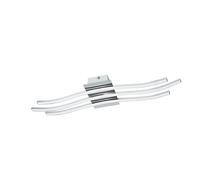 Applique/Plafonnier RONCADE LED 21W en aluminium et acier chrome 650x130x45mm