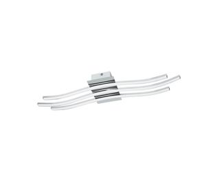 Applique/Plafonnier RONCADE LED 21W en aluminium et acier chrome 650x130x45mm