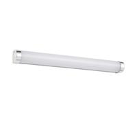 Eglo Luminaire salle de bain LED Tragacete 1, lampe pour miroir, applique murale en plastique argenté et métal chrome, éclairage IP44, blanc neutre, 45 cm