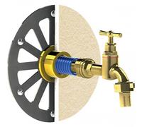 Applique pour robinet d'arrosage - pose sous enduit - Applic'Enduit ANQUIER