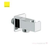 Applique prise d'eau murale pour douchette QUADRI - CRISTINA ONDYNA QD64051