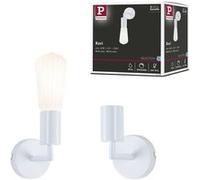 Paulmann Applique Ravi IP44 E27 max. 60 W gradable Blanc dépoli sans ampoule