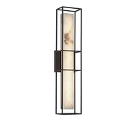 Applique salle de bain ext. albâtre noir 61cm LED20W