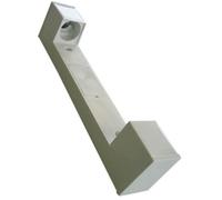 Applique salle de bains - blanc - simple sans ampoule