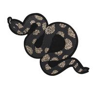 Applique Serpent en Sequins pour Vêtements, Diy, Décoratif | Broderie en Tissu, Usage sur Manteau et Habits, pour Raccommoder ou Renforcer, Finition Soignée